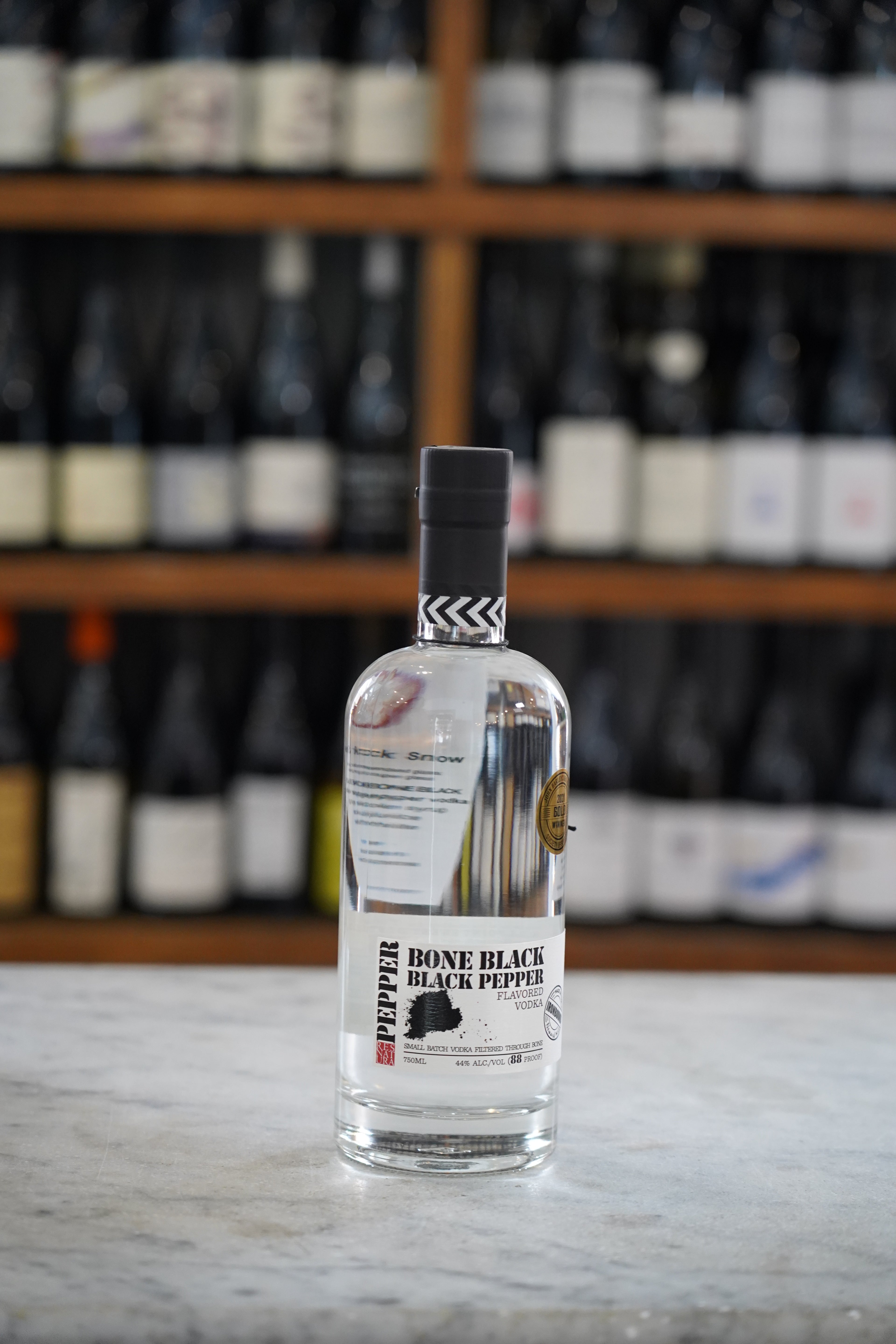 All Points West Black Pepper Bone Black Vodka
