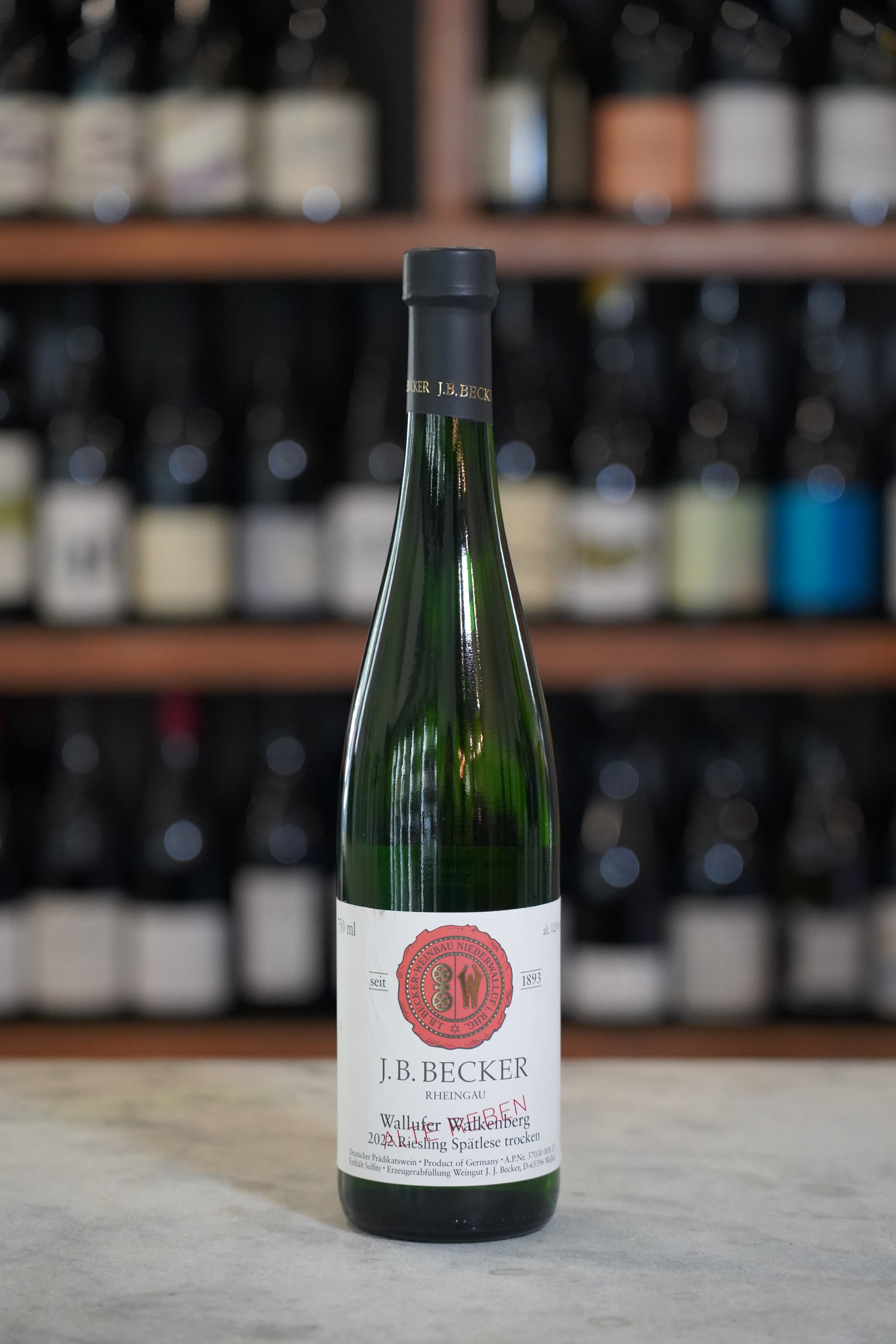 JB Becker Riesling Walkenberg Spatlese Alte Reben Trocken
