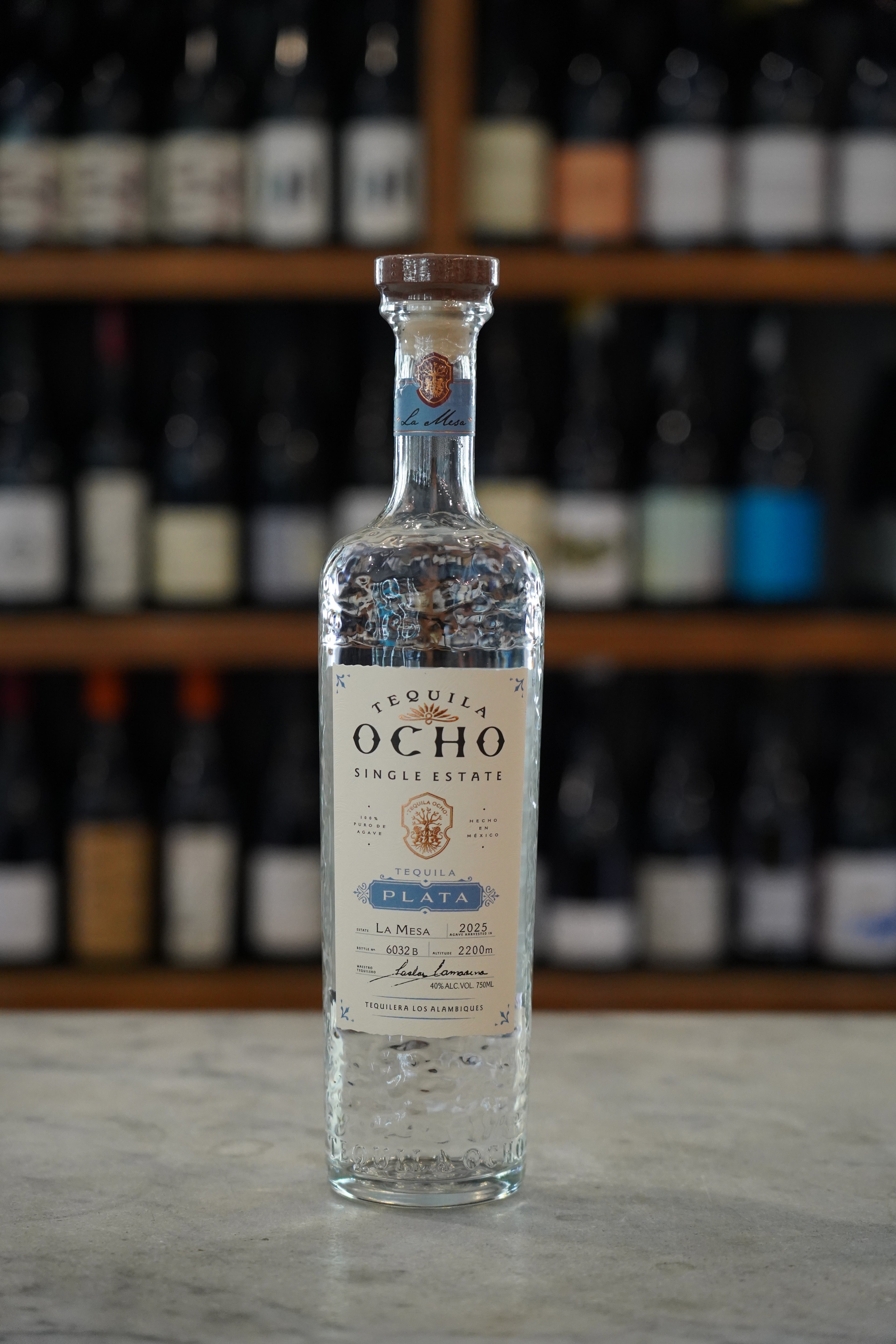 Tequila Ocho Salto de Nogales Plata