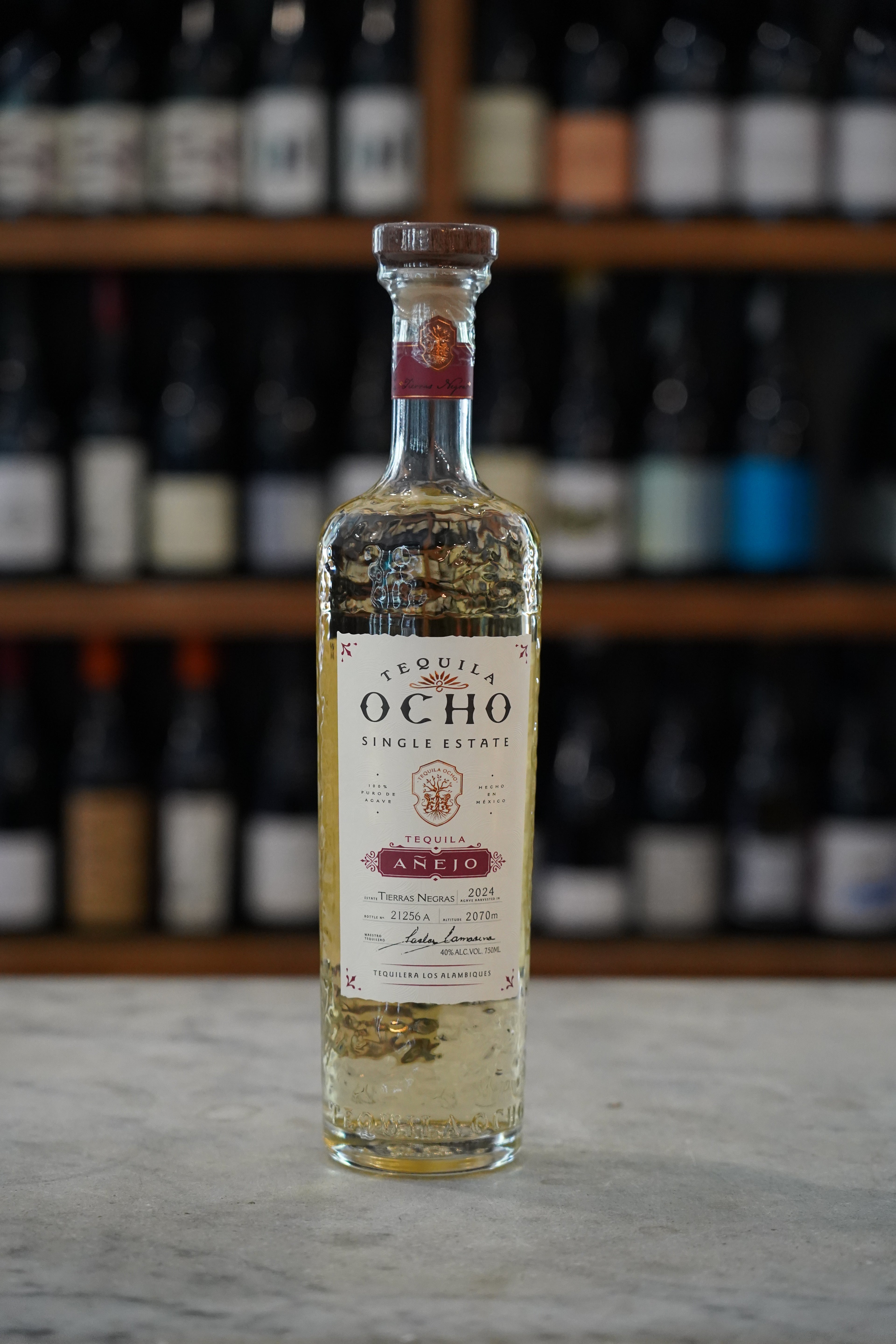 Tequila Ocho Tierras Negras Anejo