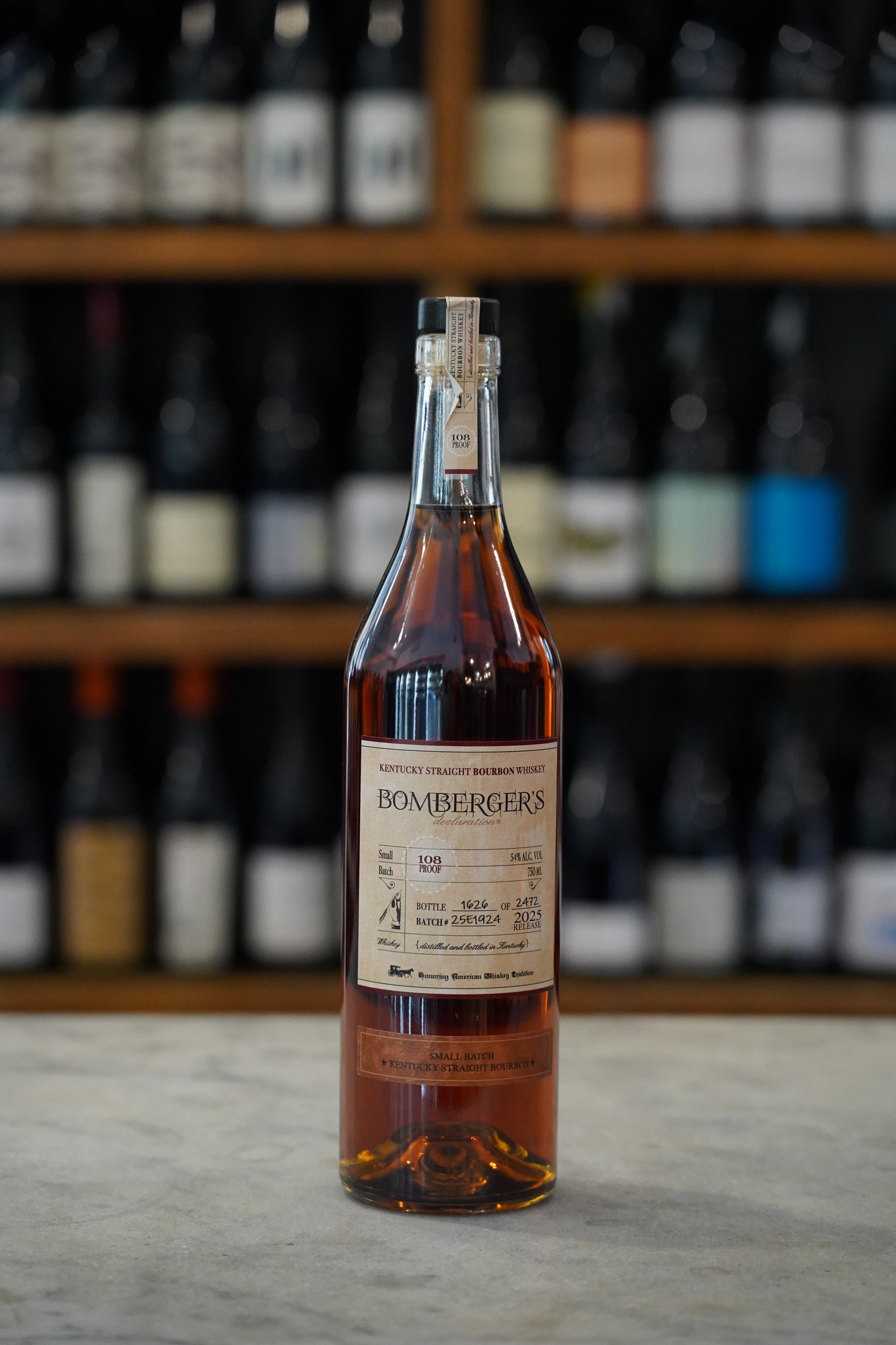 Bomberger's Declaration Kentucky Straight Bourbon Whiskey
