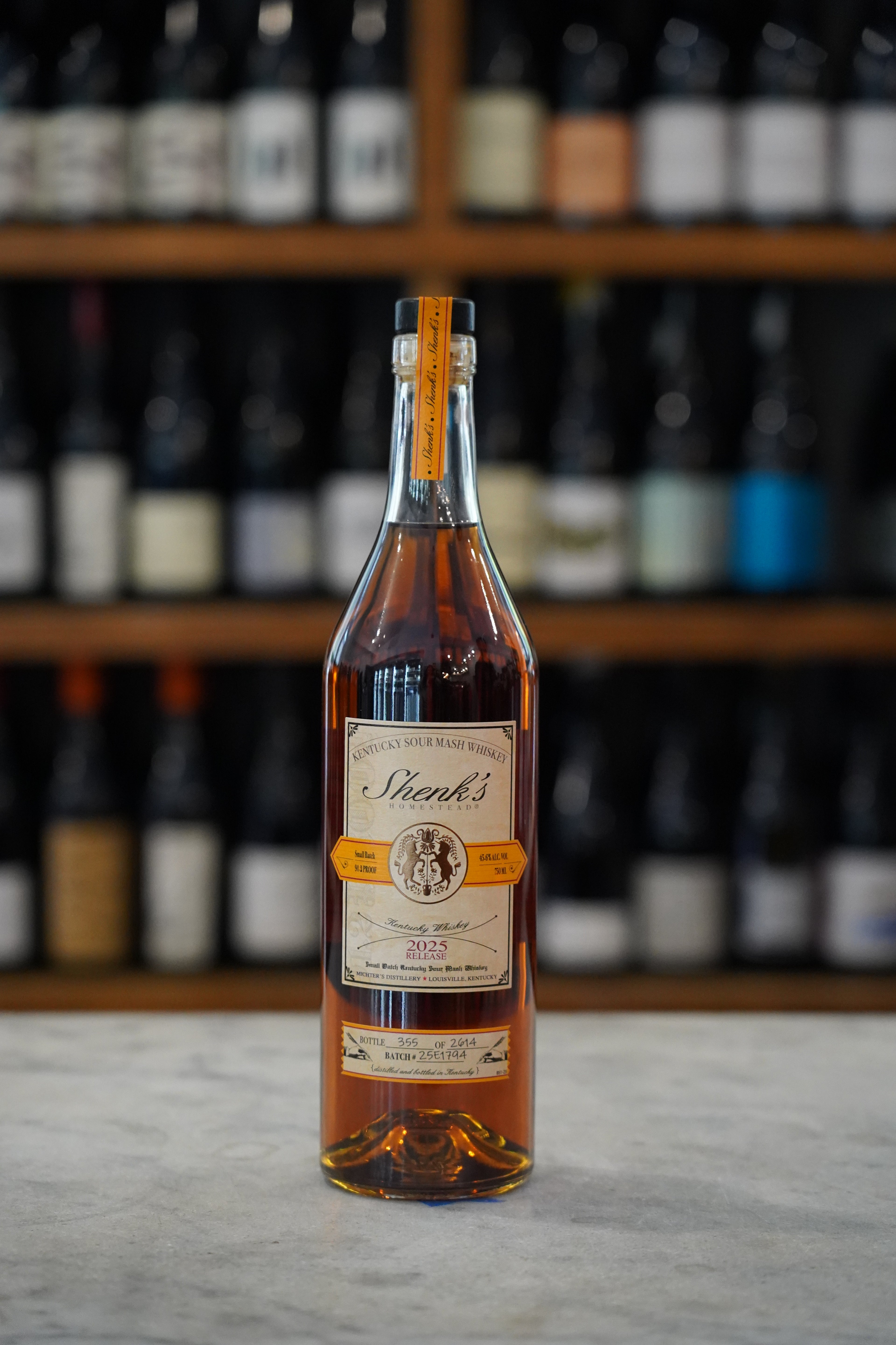 Shenk's Homestead Sour Mash Whiskey 2025 Release