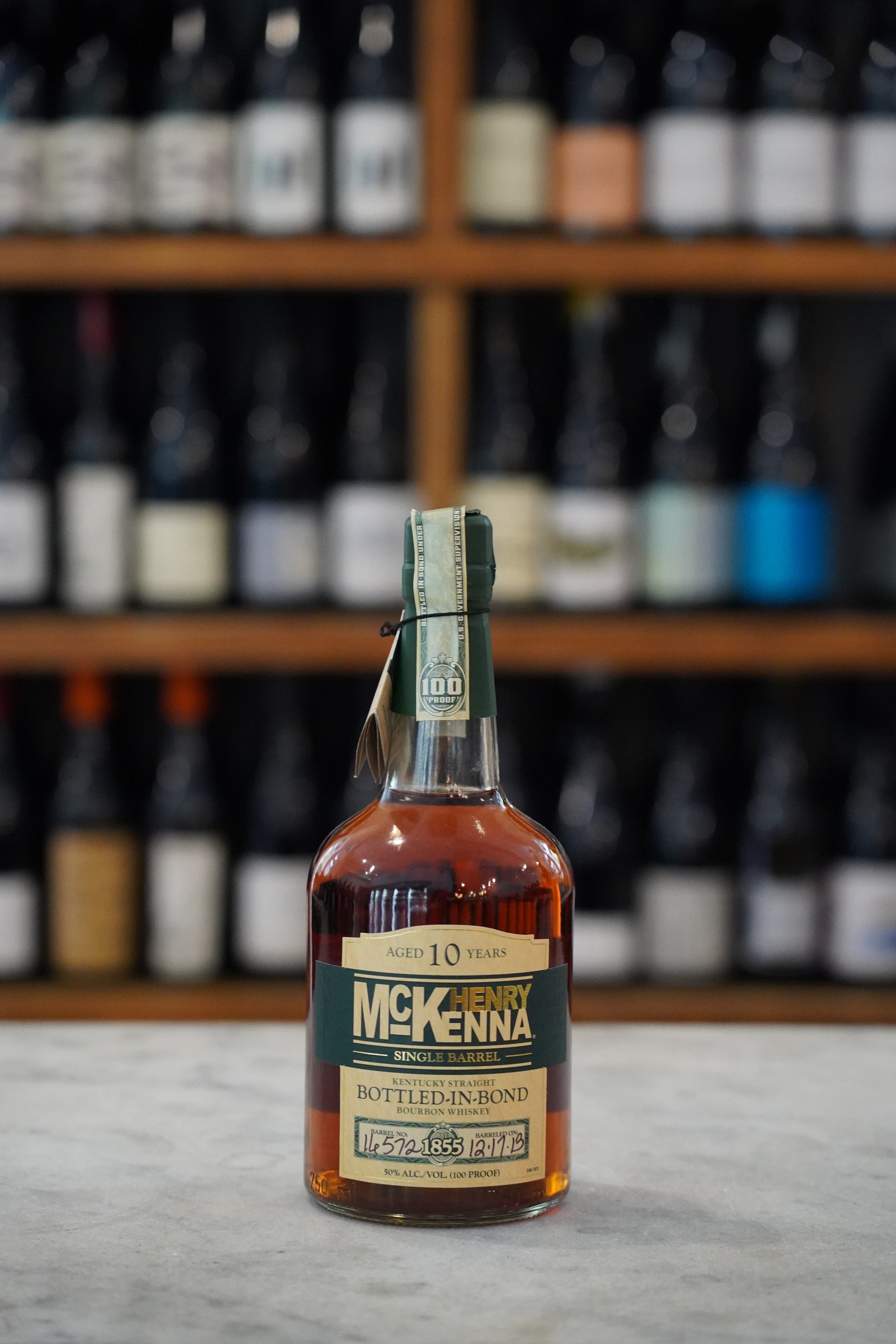 Henry Mckenna Bottled in Bond 10 Year Bourbon Whiskey