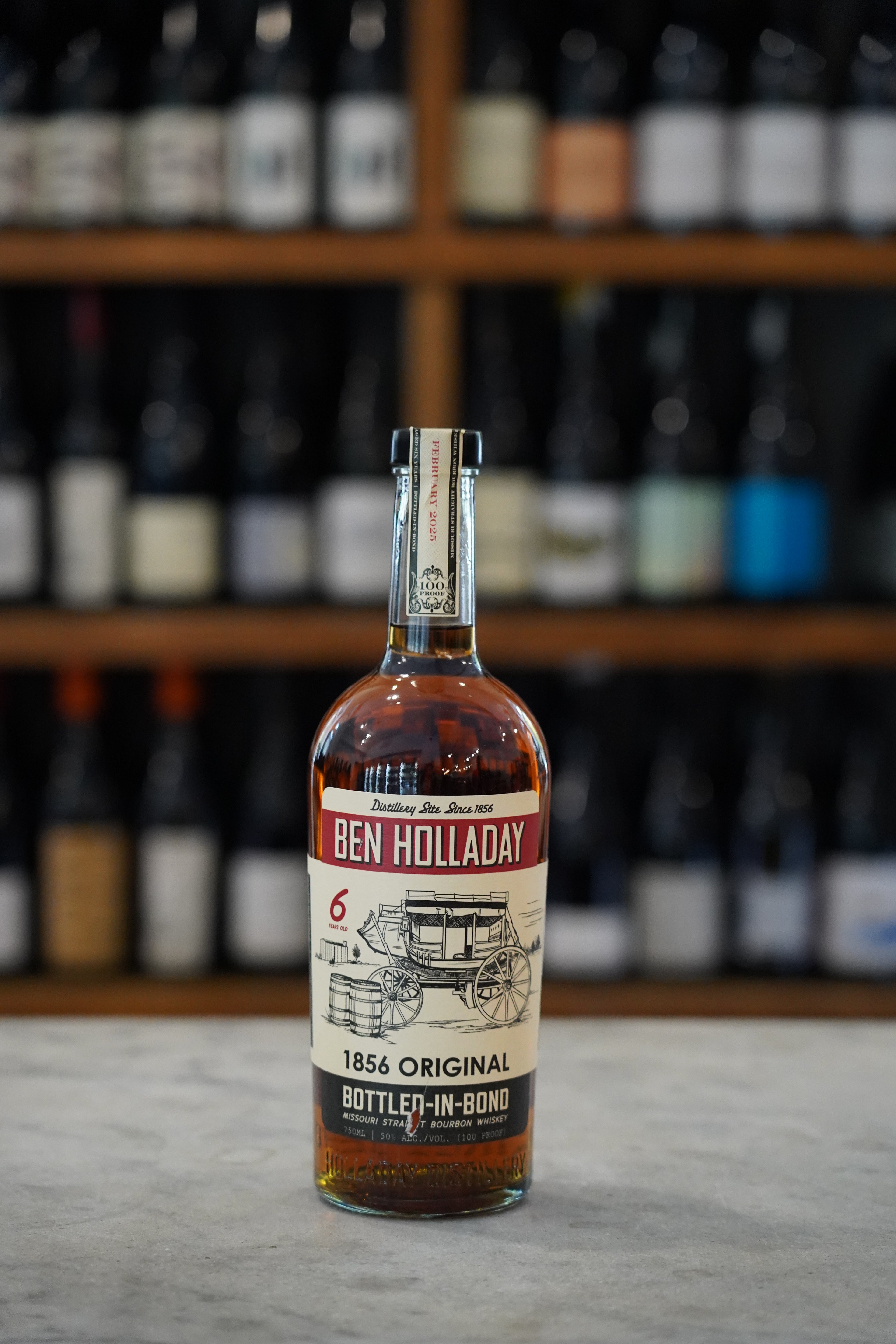 Ben Holladay 1856 Original Bottled-in-Bond Missouri Straight Bourbon