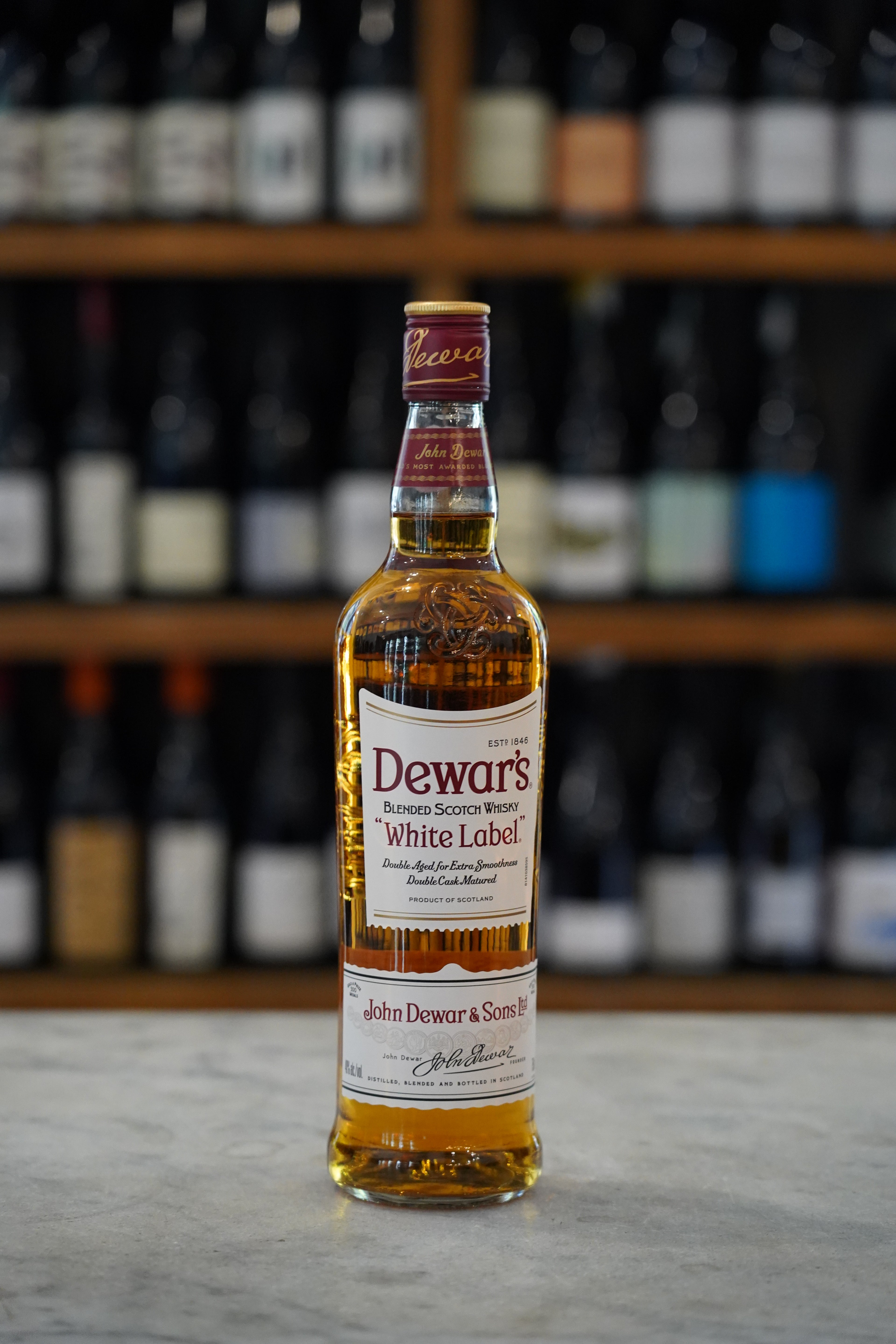 Dewars White Scotch
