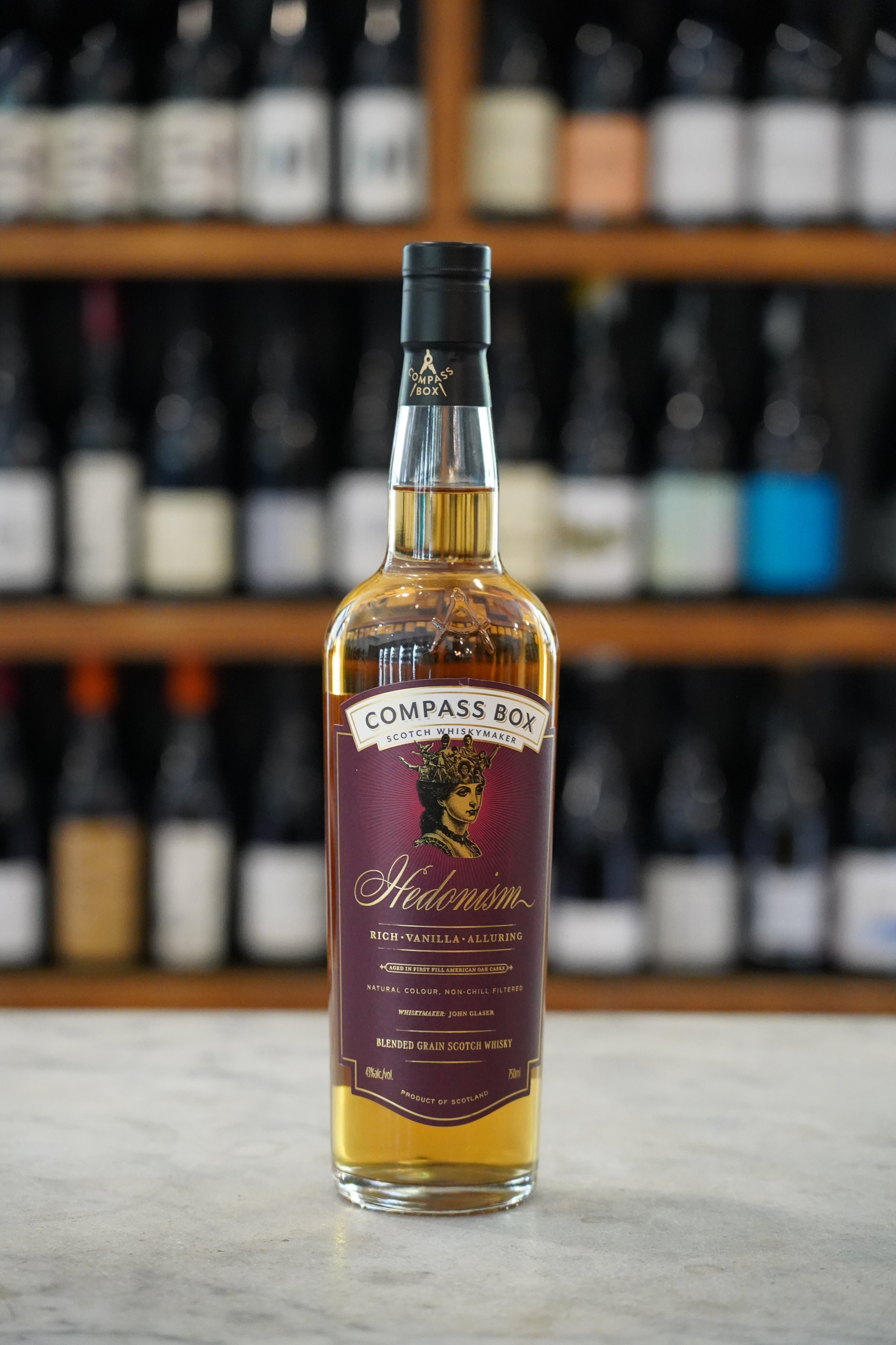 Compass Box 'Hedonism' Field Blended Grain Scotch Whiskey