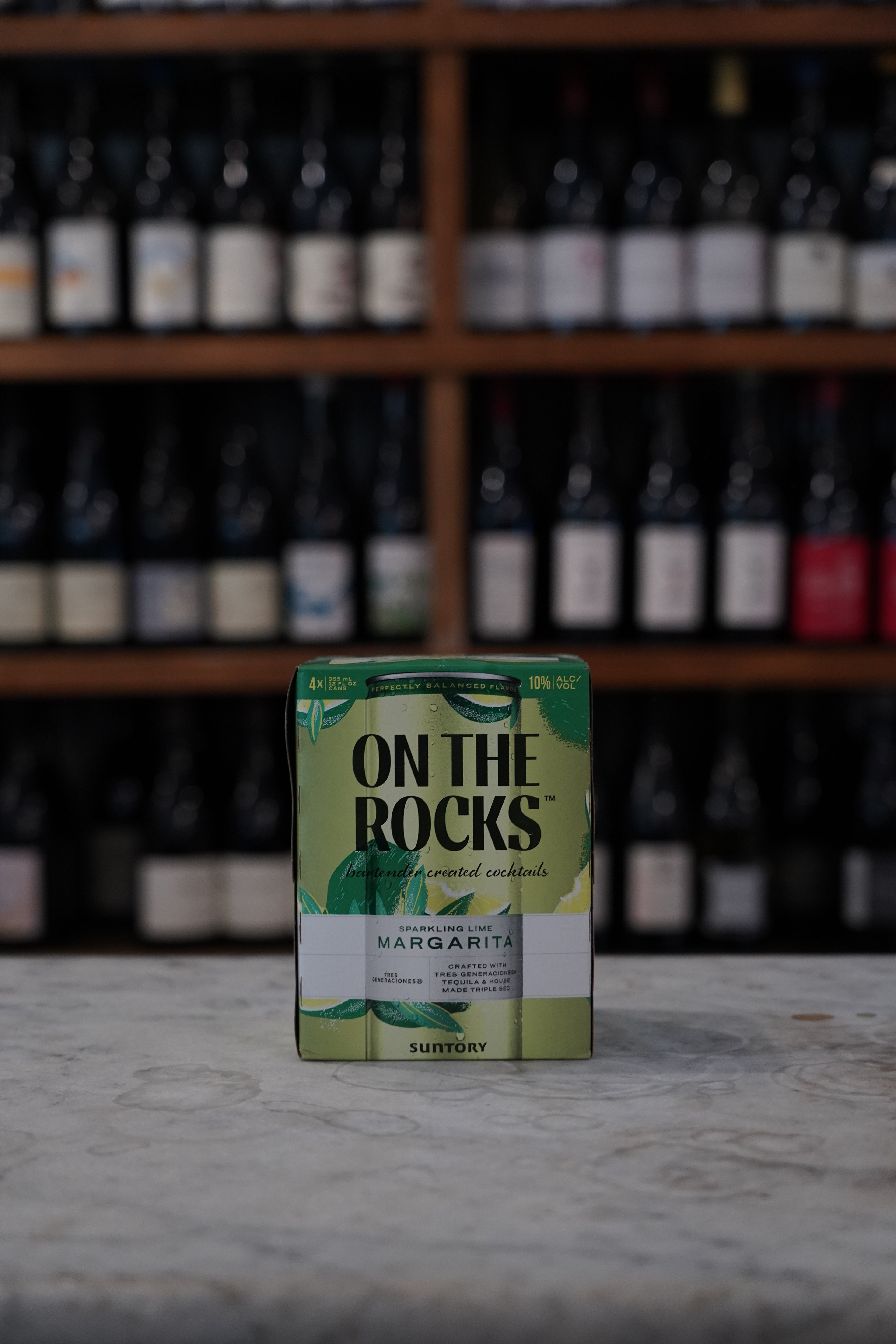 On the Rocks Sparkling Lime Margarita 4pk