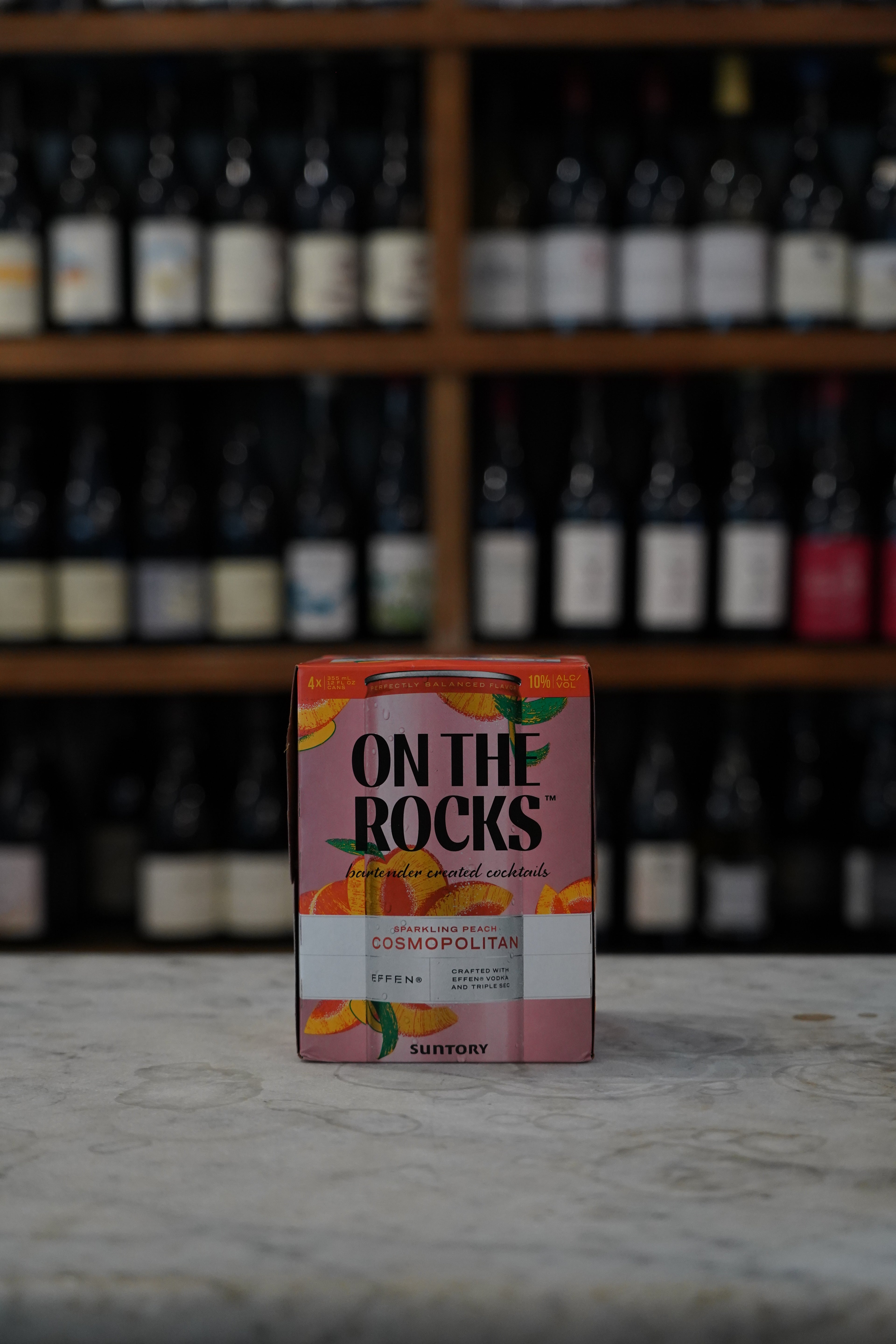 On the Rocks Sparkling Peach Cosmo 4pk